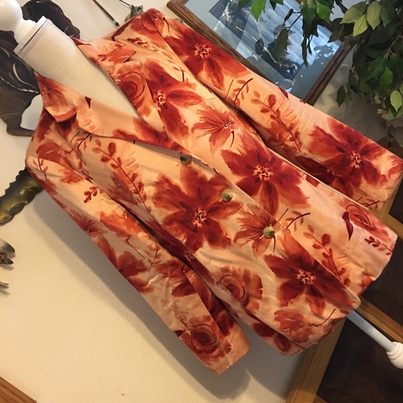 Newport News floral soft lined jacket 16 - Picture 2 of 7